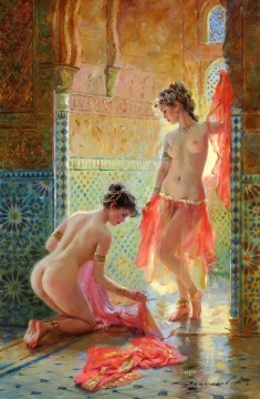 Beautiful Girl KR 018 Impressionist nude Oil Paintings